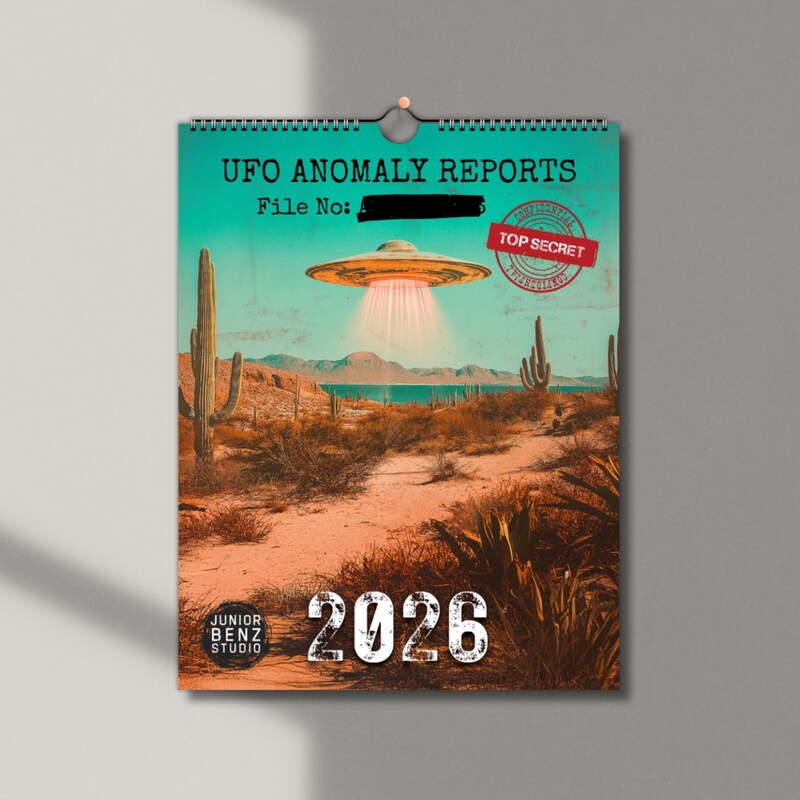 2026 Calendar Alien - Etsy