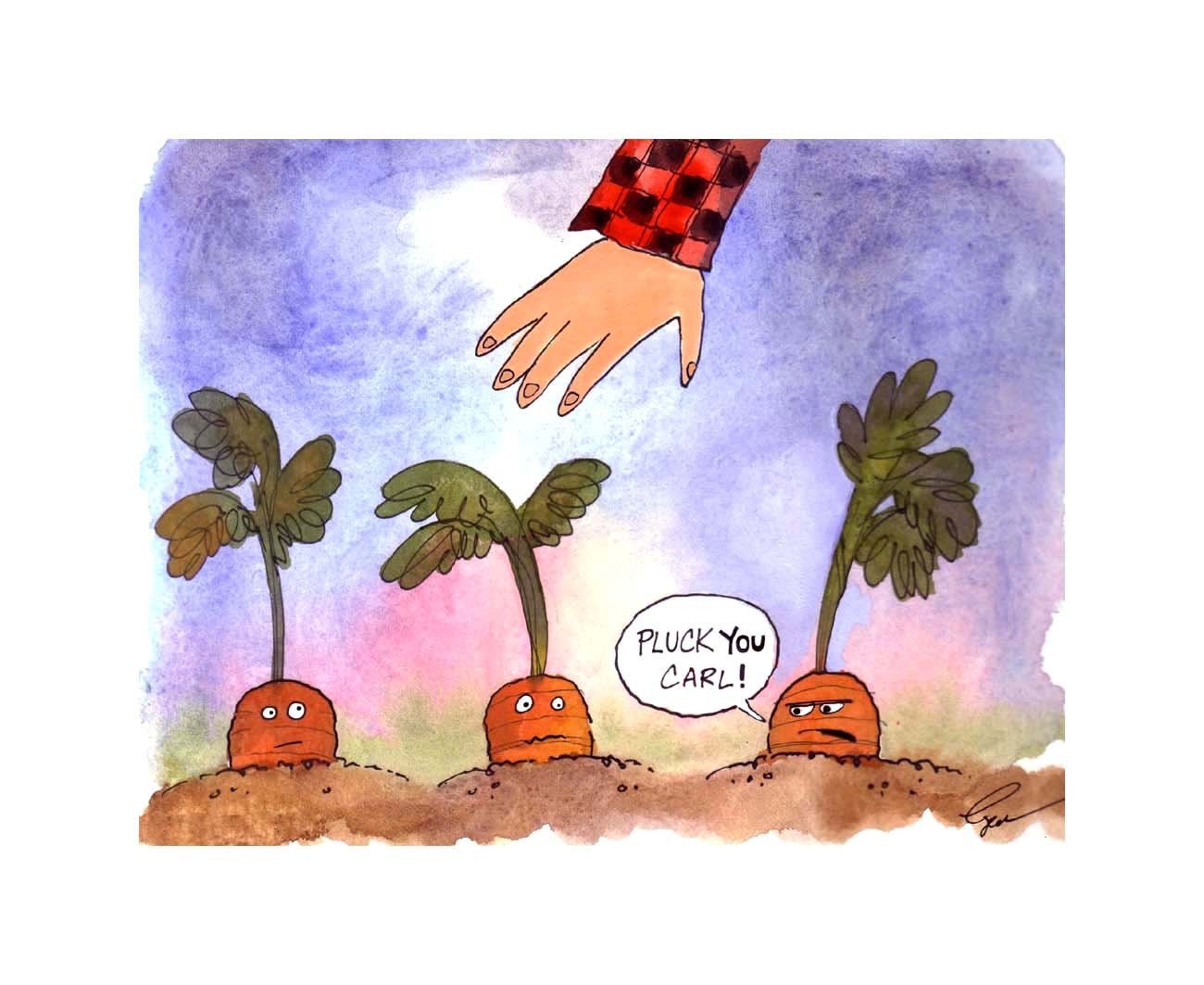Funny Adult Humor Cartoon Card Funny Talking Carrots Food - Etsy Funny Adult Humor Cartoon Card Funny Talking Carrots Food - Etsy