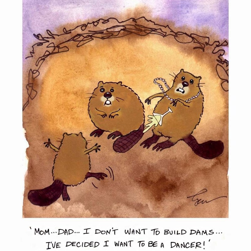 Beaver Art - Etsy