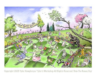 Lustige Karte Hase zu Ostern Gruß Karte Design Aquarell Kunst Frühling Kinder Geburtstag Note Saisonales Geschenk Tierliebhaber
