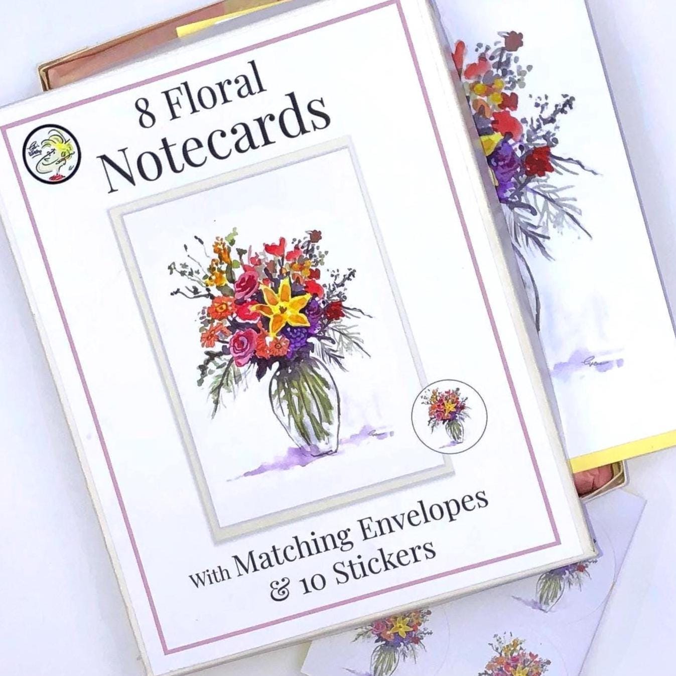 Floral Watercolor Notecards Set – Mother’s Day Garden Lover Gift - Etsy