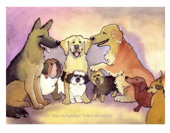 golden retriever talking funny