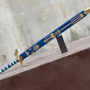 Zelda Master Sword Replica – Handcrafted Damascus Steel Blade – Unique Gamer Gift – Legend of Zelda Collectible