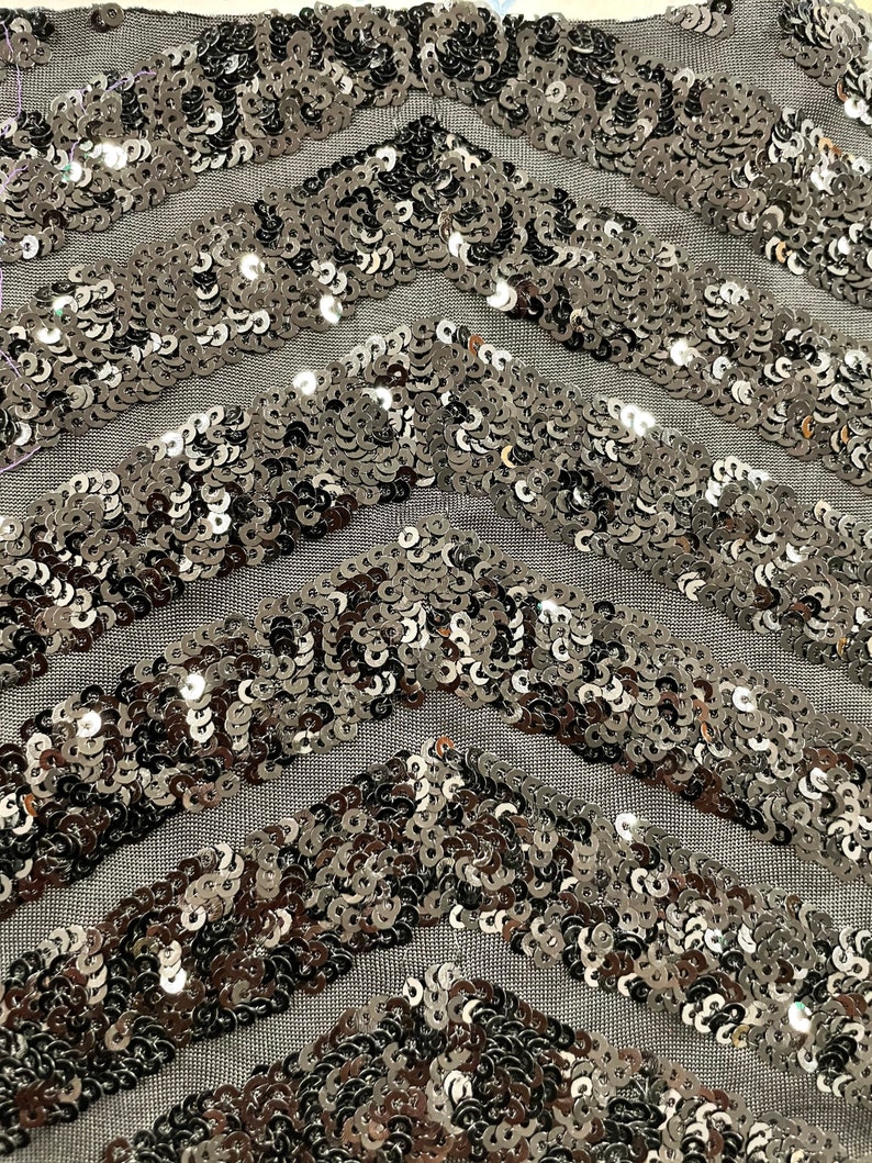 Sequin geometric lycra body suit image 8