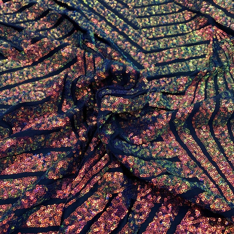 Sequin geometric lycra body suit Dark/ iridescent