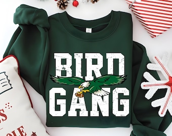 Philadelphia Bird Gang Football Sweatshirt, 90s Eagle Sweatshirt, Philadelphia Game Day, Football Fan Gifts, Philadelphia  Eagle Sweatshirt