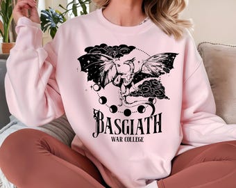 Fourth Wing Sweatshirt, Basgiath War College Comfort Sweatshirt, Dragon Rider Gift, Violet Sorrengail, Xaden Riorson, Riders Quadrant Gifts
