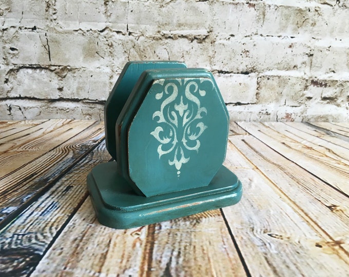 Napkin Holder Turquoise Napkin Holder Teal Napkin Holder Etsy