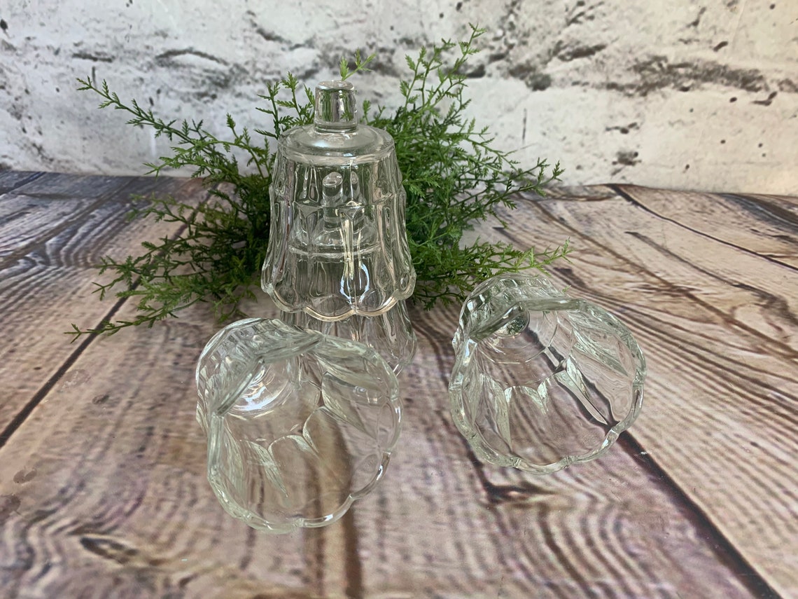 Vintage Votive Holder Wall Sconce Votive Clear Glass Votive Etsy