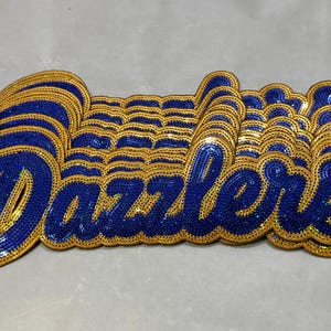 Benutzerdefinierte Pailletten Chenille Patch, Aufnäher zum Aufbügeln Bild 16
