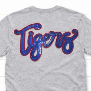 Aangepaste paillettenpatch – Gepersonaliseerde geborduurde logopatch – Opstrijkbare achterkant jas – Glitterappliqué, team- en motorpatch