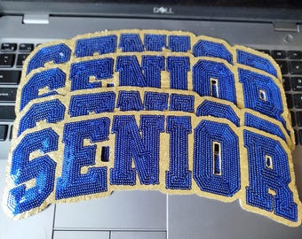 personalized design patches, Seniors sequins patches and Any kind of your Cheers patch, sports