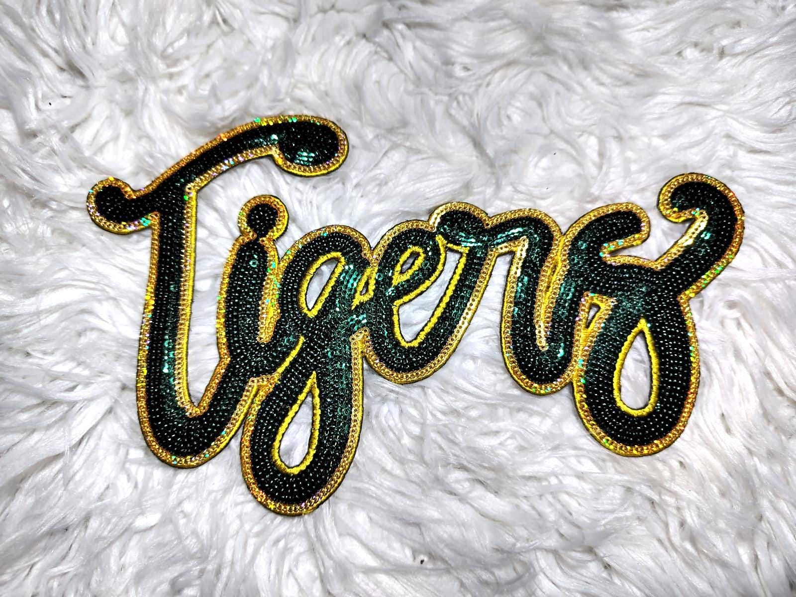 Custom Sequins patches, Customize Your Sport, Team, School, Mascot Sequin Patches