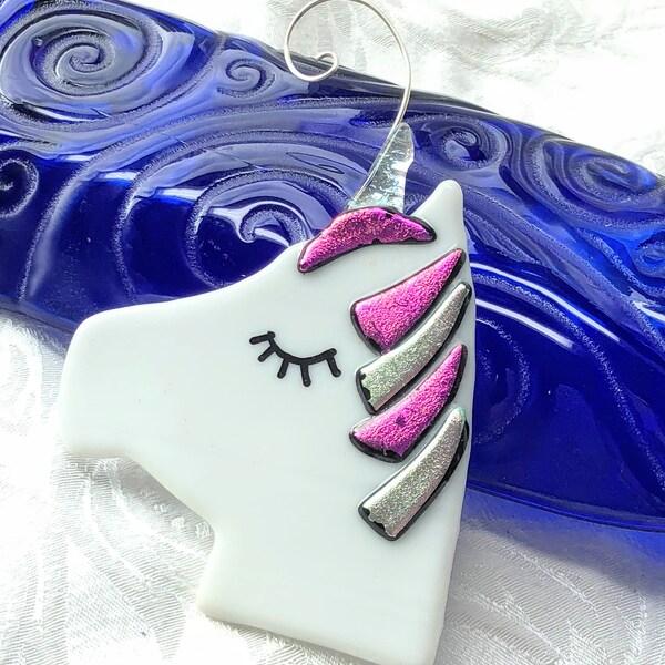 Fused Glass Unicorn Etsy
