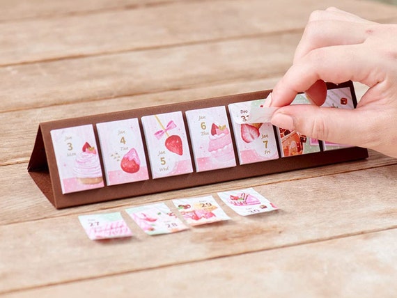 2022 Himekuri Sticky Calendar Sweets | Etsy