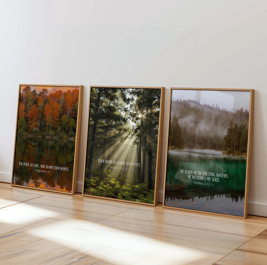Scripture For Photographers Christian Scripture Art Prints • Calming Nature Photography (digital ...