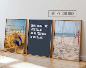 Beach Volleyball Motivational Quote Art • Sports Decor (Digital Download) p008