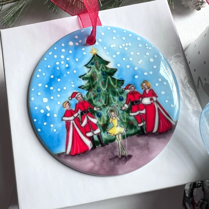 White Christmas Movie Ceramic Ornament image 2