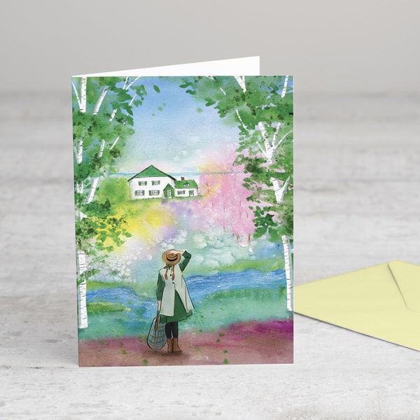 Anne of Green Gables Watercolor Single Notecards