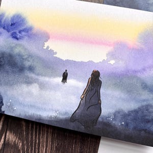 Orgullo y prejuicio: Amanecer / Regalos del Sr. Darcy / Lámina artística de Jane Austen