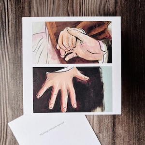Mr. Darcy Hand Flex Watercolor Art Print - Pride and Prejudice
