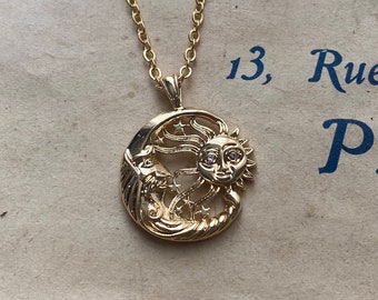 Moon Sun Necklace