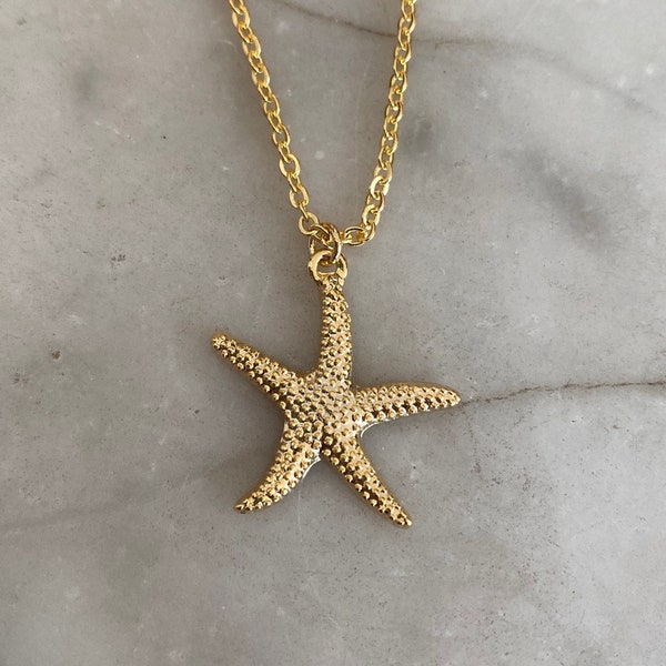 Starfish Charm Necklace