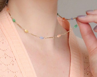 Tourmaline Chain Necklace