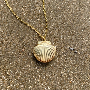 Shell Locket Necklace