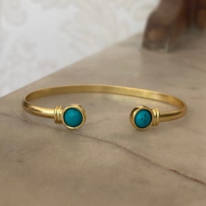 Turquoise Double Stone Bracelet