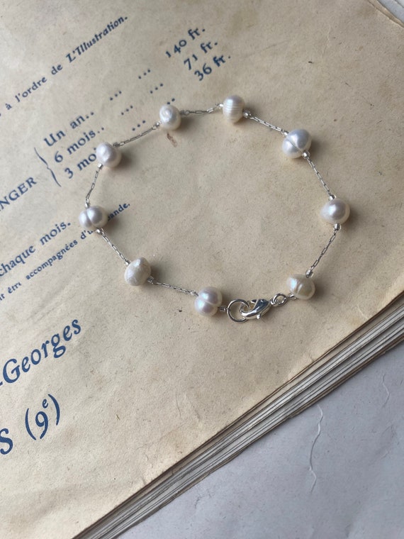 Freshwater Pearl Bracelet - Etsy Israel