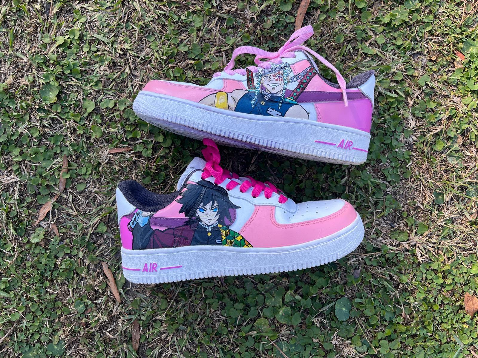 Anime Air Demon Slayer Nike Air Force Demon Slayer Custom Air Force