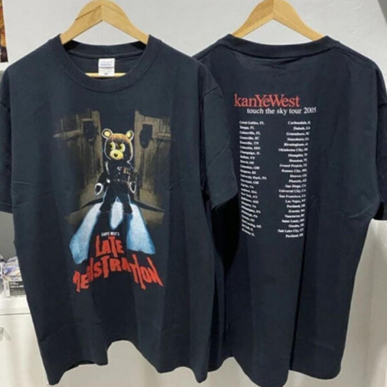 トップス Kanye West Touch the Sky Tour 2005 Vintage 2005 Kanye West Late Registration Touch The Sky Tour