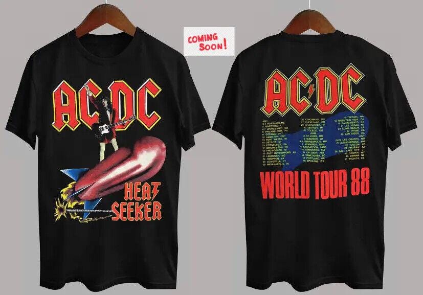 1988 Acdc Shirt - Etsy