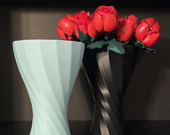 3D Printed Sprial Vase for Lego Flower Bouquets!!!