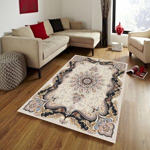 Classic Design Rug, Ethnic Rug, Antique Rug,Rug With Pattern in the Middle,Washable Rug,Non-Slip Rug,Area Rug,Gift Rug,Living Room Rug