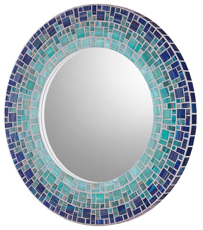 Coastal Mirror Beach House Mirror Mosaic Mirror Custom Etsy