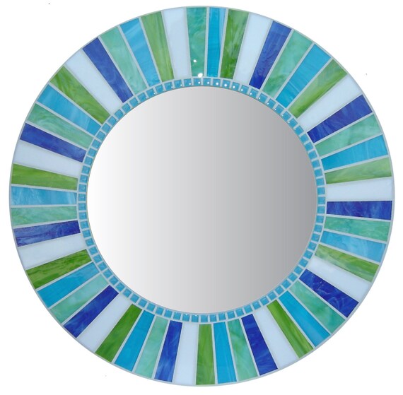Custom Round Mirror Wall Large Image 0