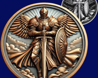 Armor of God STL File | embossing | Depth, Height Map | CNC | Resin | | laser engraving