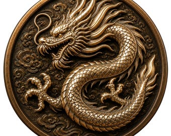 Dragon STL File | Depth, High relief | 3D Illusion | Laser Cut| Laser engraving | CNC