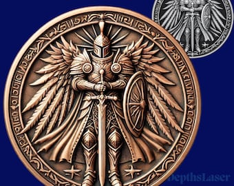 Armor of God 3D Relief STL File | embossing | Depth, Height MaP | Resin | laser engraving