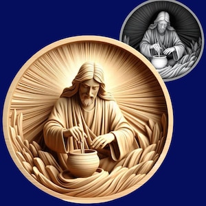 Die Große Potter Münze Tiefe Karte | Laserdatei | Landkarte der Höhe| Laser gravieren | Xtool | Lichtbrand | 3D-Illusion | Laserschnitt | glühen | CNC-Kunst