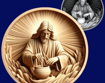 The greatest Potter|  3D Relief STL File | embossing | Depth, Height MaP | Resin | laser engraving