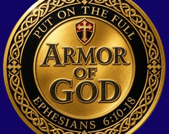 Armor of God Verse STL 3D Relief embossing Depth Height Resin engraving CNC PNG