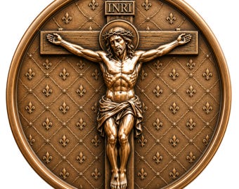 Crucifixion STL File | Depth, Height relief | Laser Cut | embossing | Laser engraving | 3D print  |Jesus