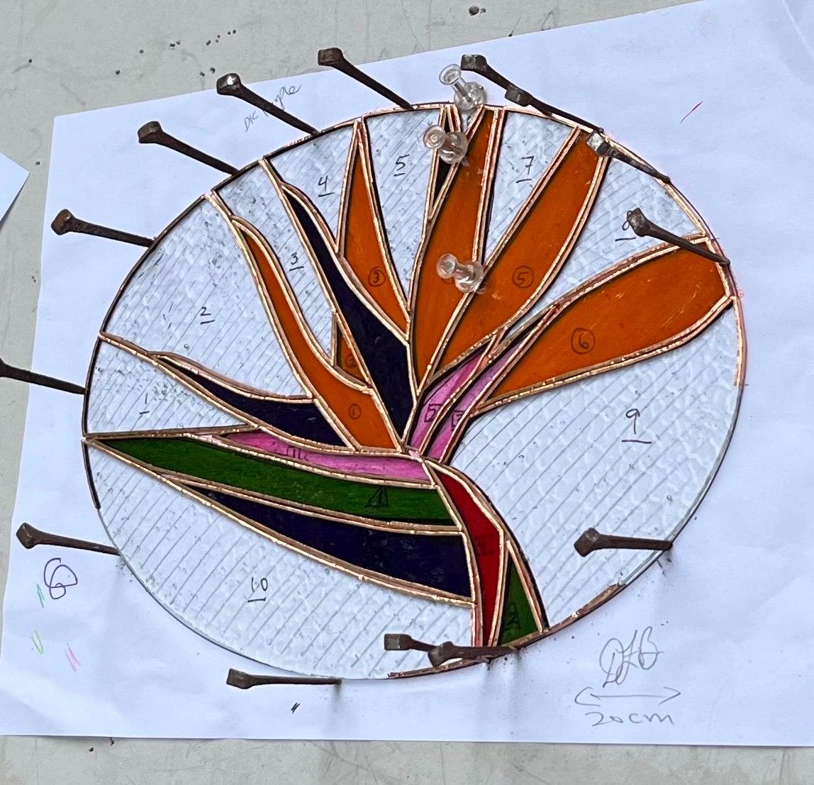Bird of Paradise Stained Glass Pattern - Hobby Licence - Etsy