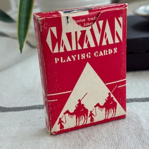 Zeldzame speelkaarten uit de Tweede Wereldoorlog - Uitgegeven aan Amerikaanse soldaten - The United States Playing Card Co. - Red Box - Complete set