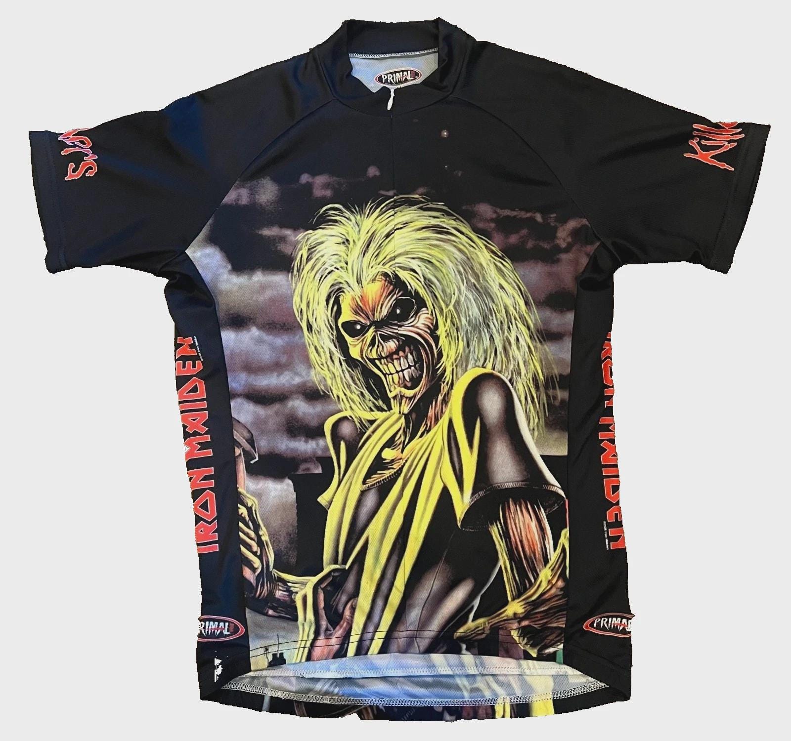 Bonnet Iron Maiden The Trooper - Logo Officiel, Jersey Coton, Taille Unique, Noir
