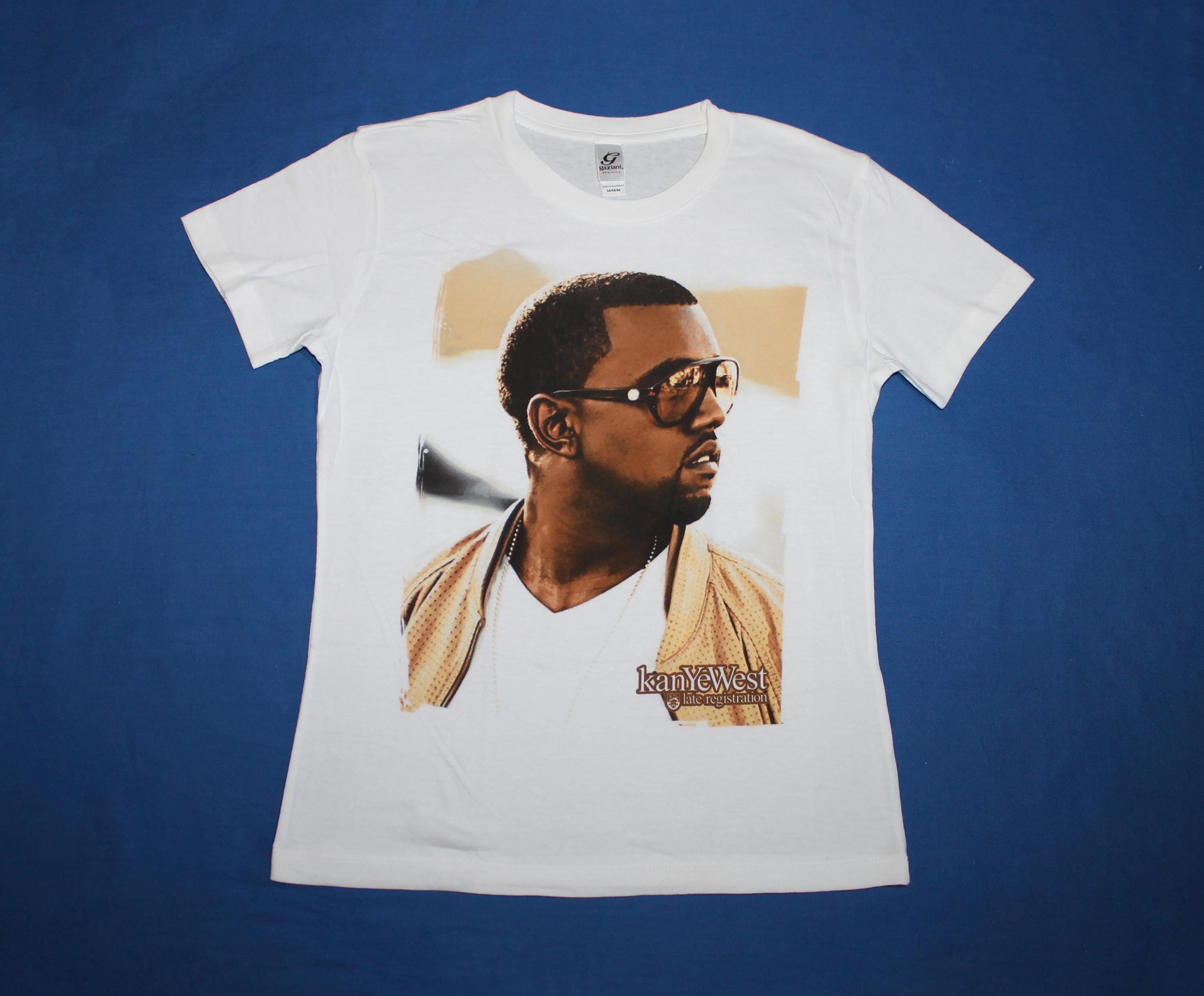 T-shirt Vintage Kanye West Late Registration - Taille XL, Noir - Occasion En Très Bon état