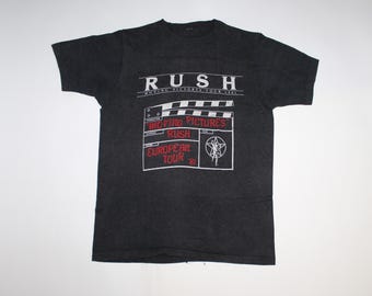 Vintage 1985 Rush Power Windows Tour Single Stitch Band T-shirt